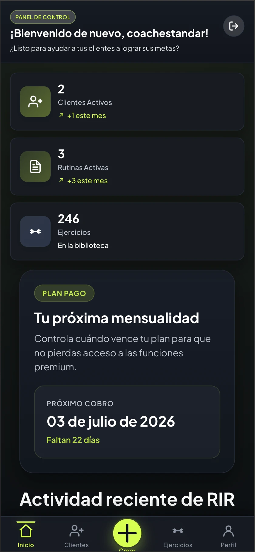 Zummith coach app